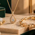 Luxury Gold Jewelry Still Life